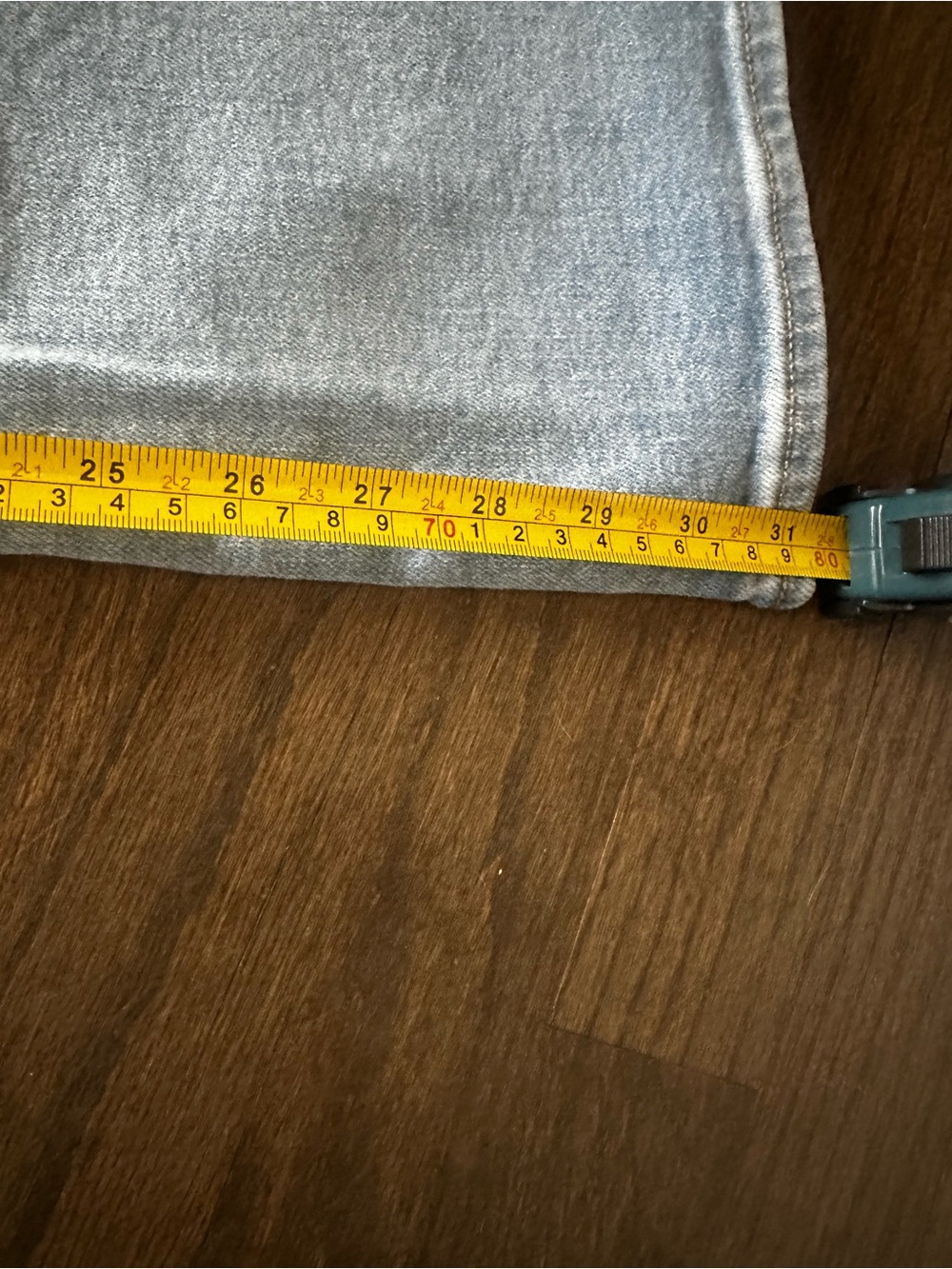 Women’s Express Light Blue Flared Jeans. High Rise. Size 2R. - Picture 4 of 5